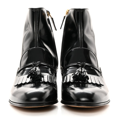 Gucci Cordovan Lux Mens Granada Kid Boots 9 Black 2 of 12