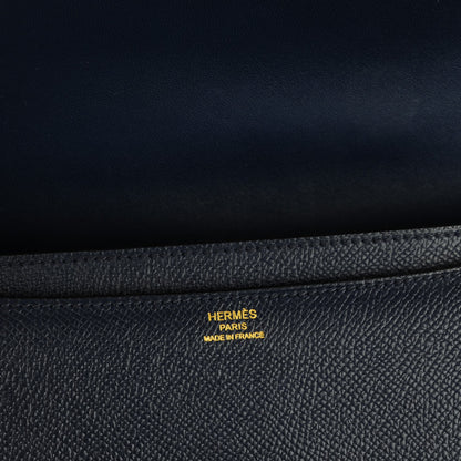 Hermes Epsom Constance Elan 25 Bleu Saphir 6 of 9