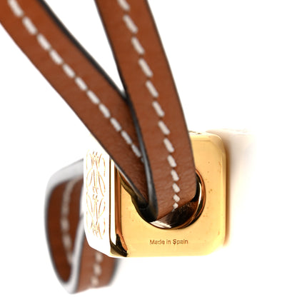 Loewe Calfskin Felt Puppy Charm Natural Tan 3 of 4
