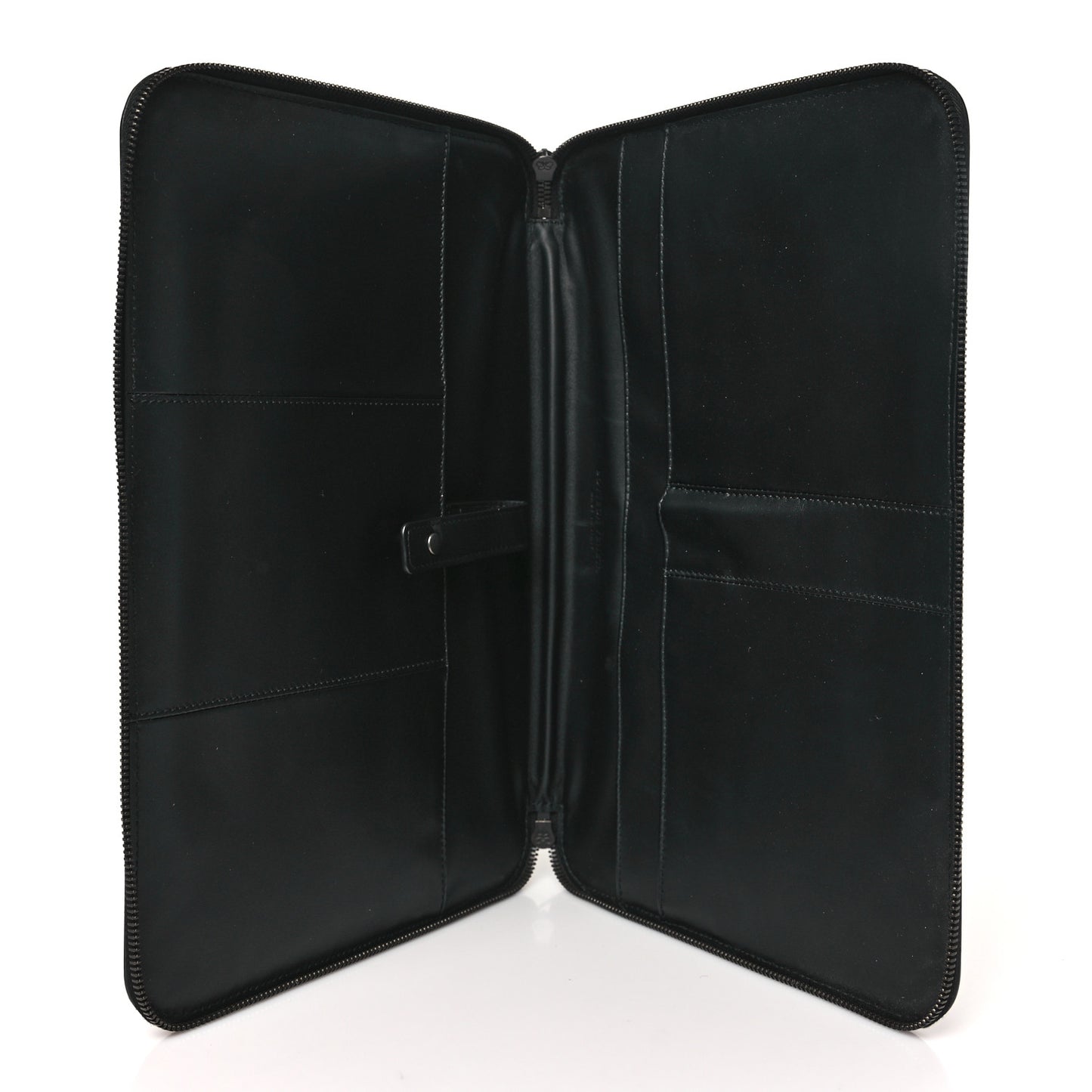 Intrecciato Slim Briefcase Black