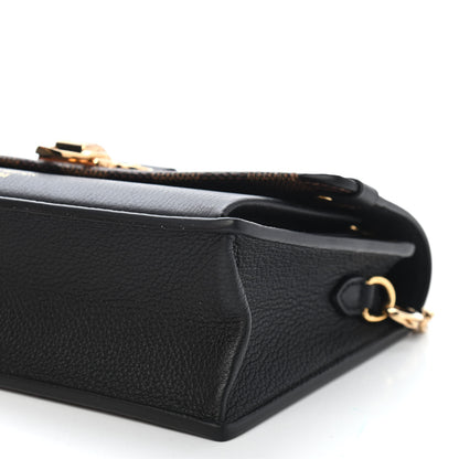 Louis Vuitton Damier Ebene Vavin Chain Wallet Black 8 of 8