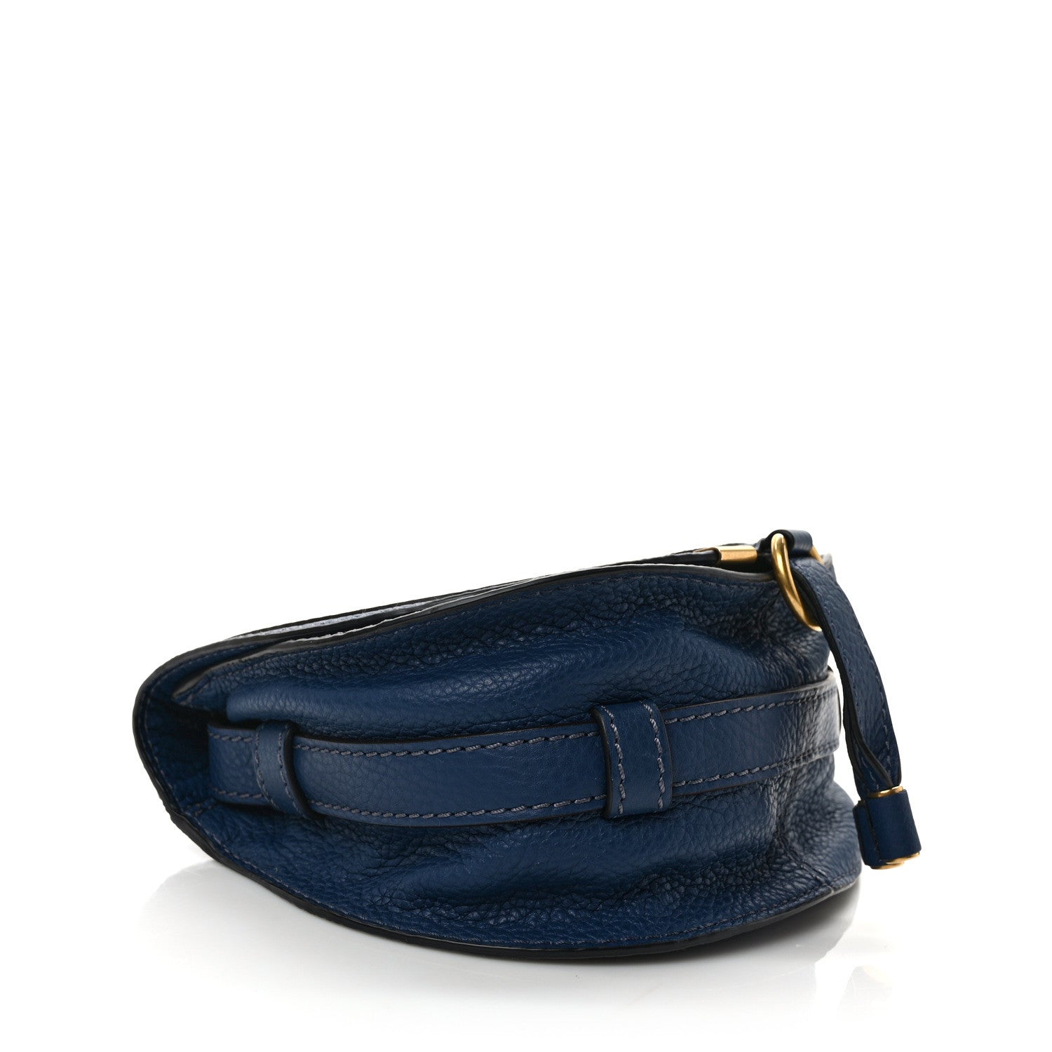 Chloe Calfskin Mini Marcie Round Crossbody Bag Royal Navy 4 of 8
