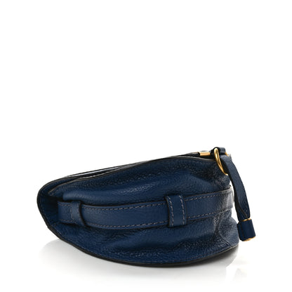 Chloe Calfskin Mini Marcie Round Crossbody Bag Royal Navy 4 of 8