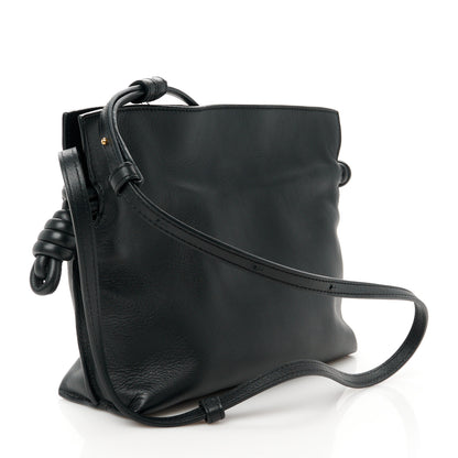 Loewe Calfskin Mini Flamenco Knot Clutch Black 4 of 12