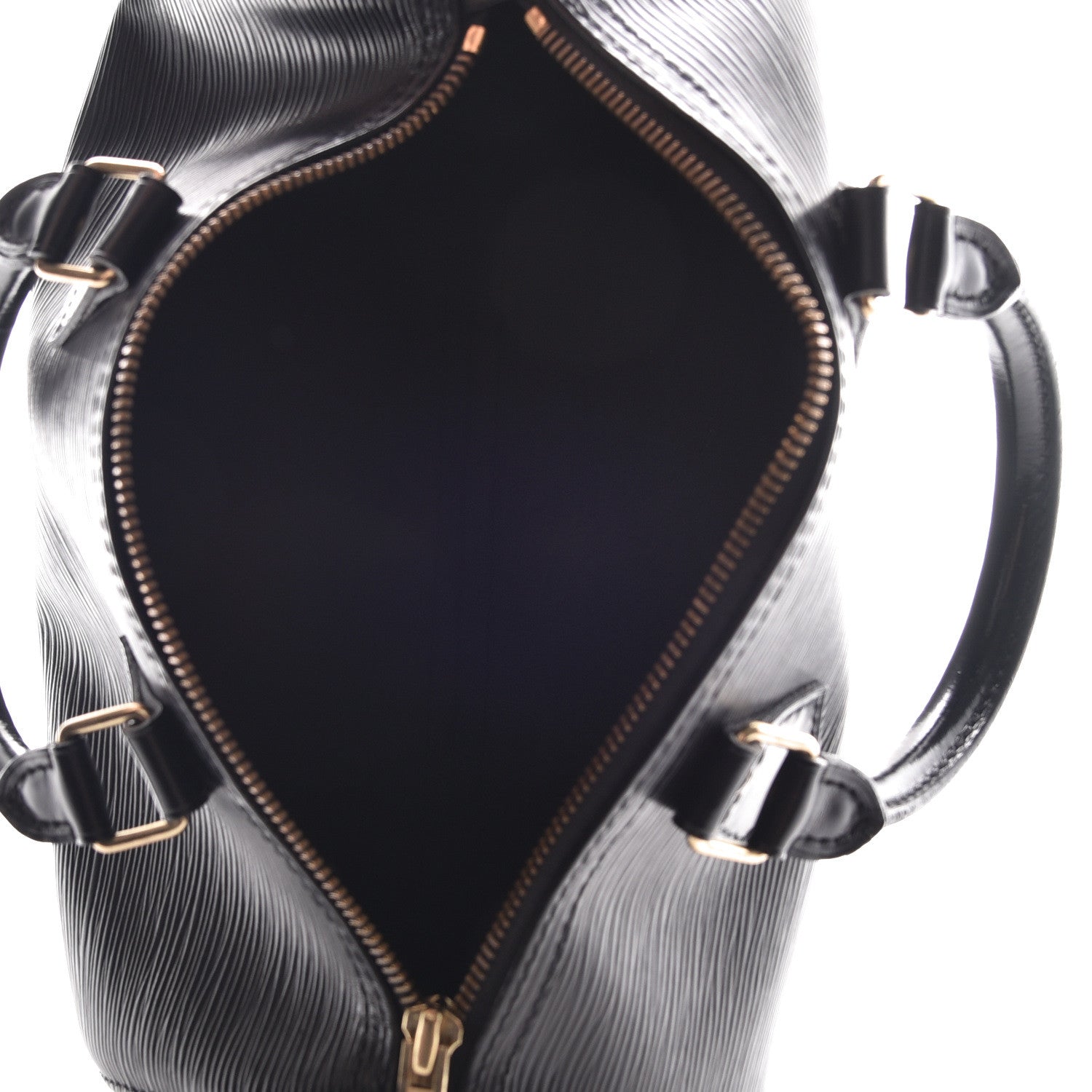 Louis Vuitton Epi Speedy 25 Black 5 of 15