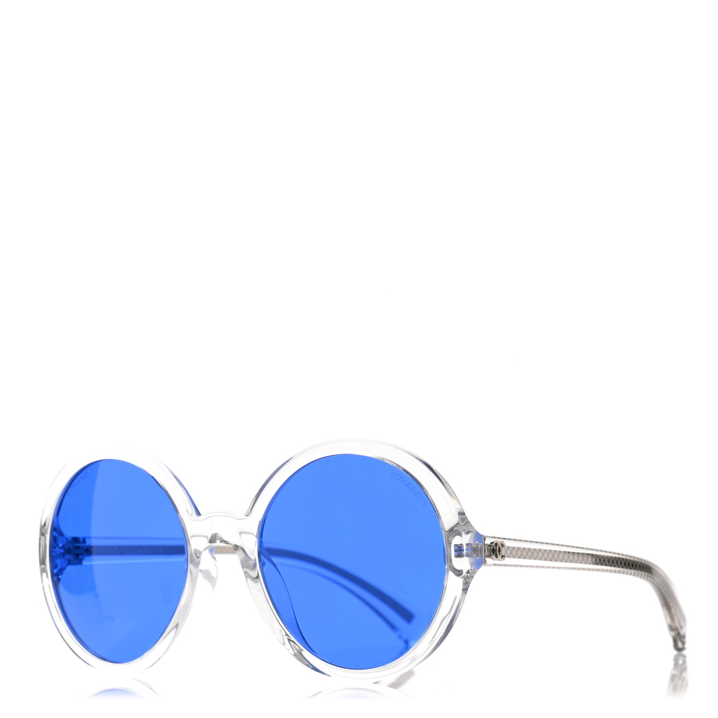 Acetate Round Sunglasses 71287A Blue