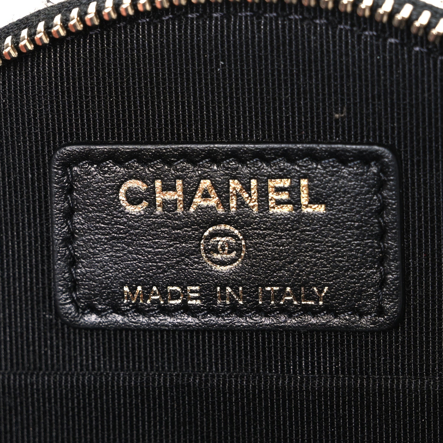 Chanel Caviar Quilted Round Handle With Care Vanity With Chain Black 6 of 10