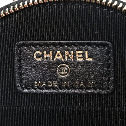 Chanel Caviar Quilted Round Handle With Care Vanity With Chain Black 6 of 10