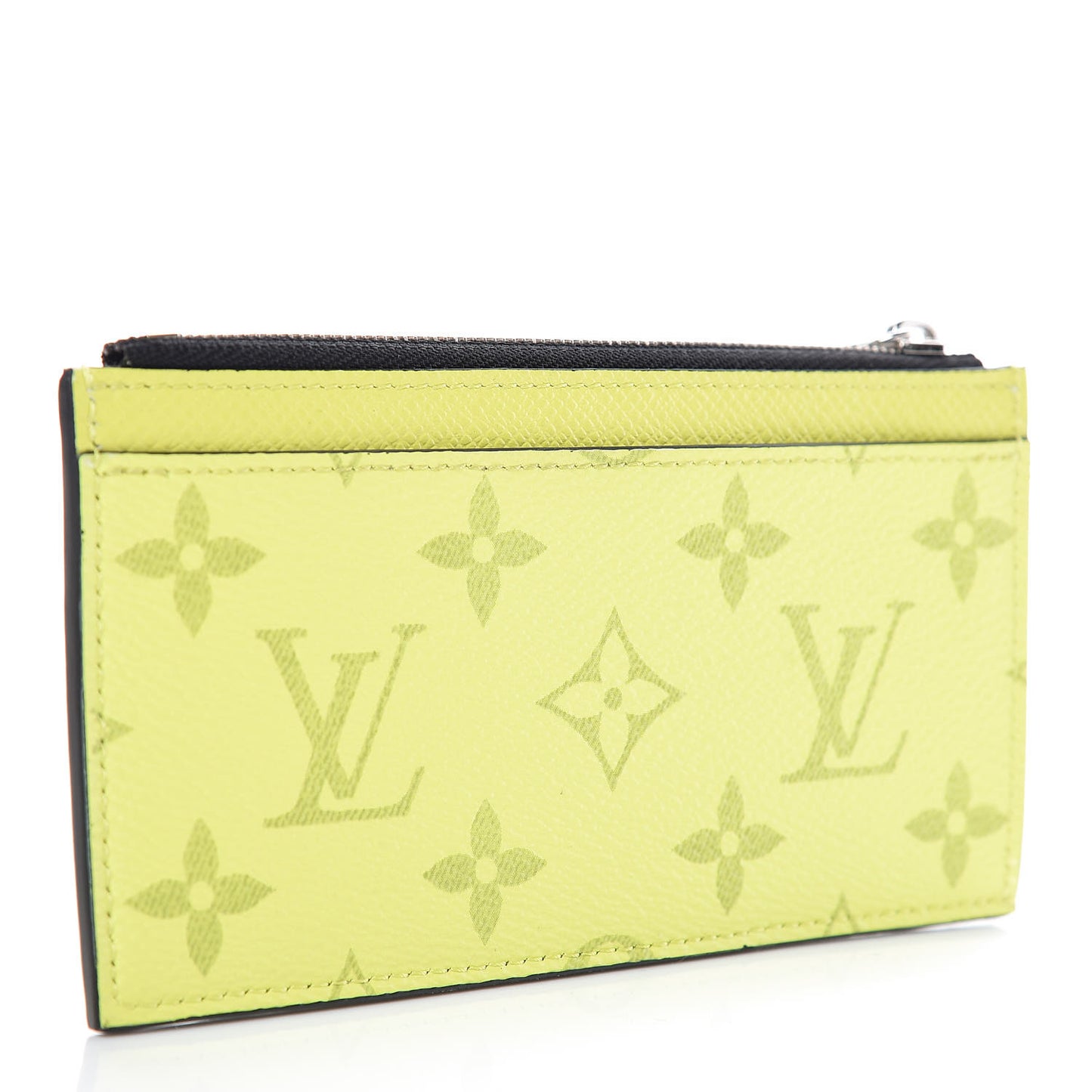 Monogram Taiga Coin Card Holder Yellow