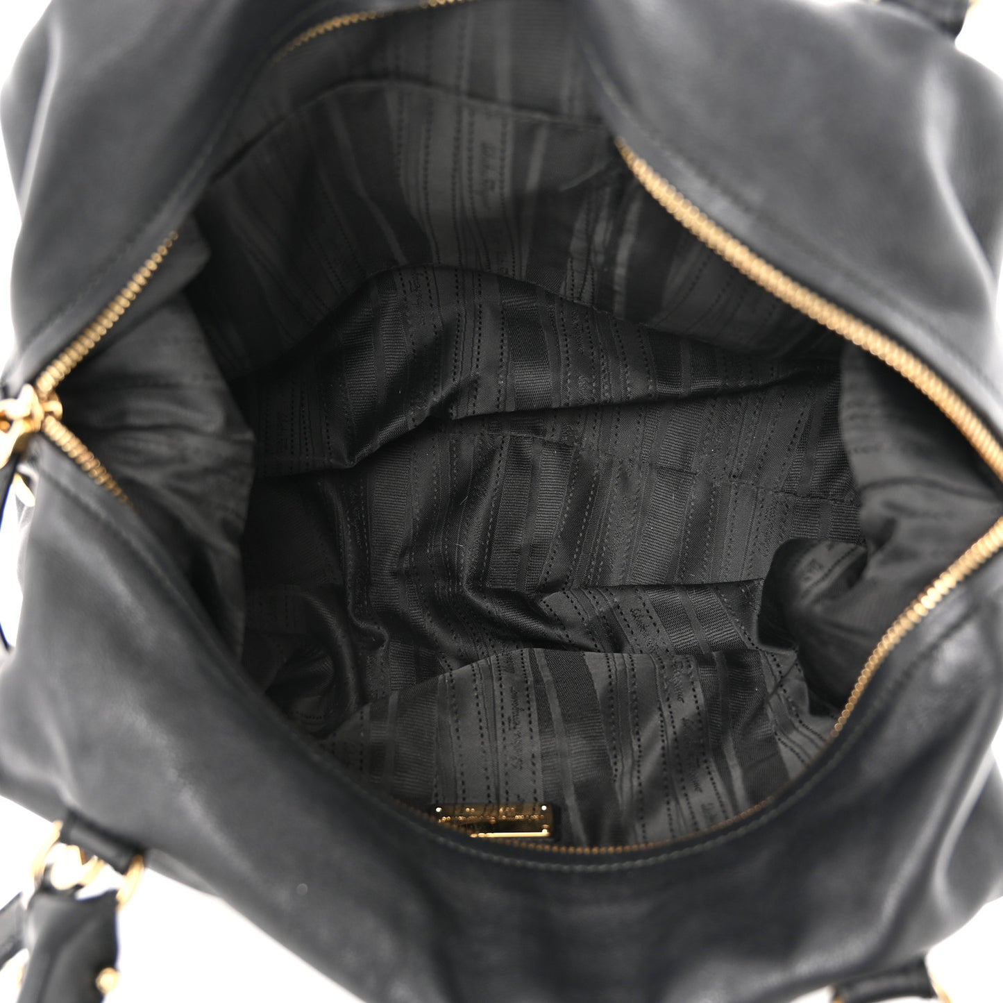 Calfskin Sofia Satchel Black