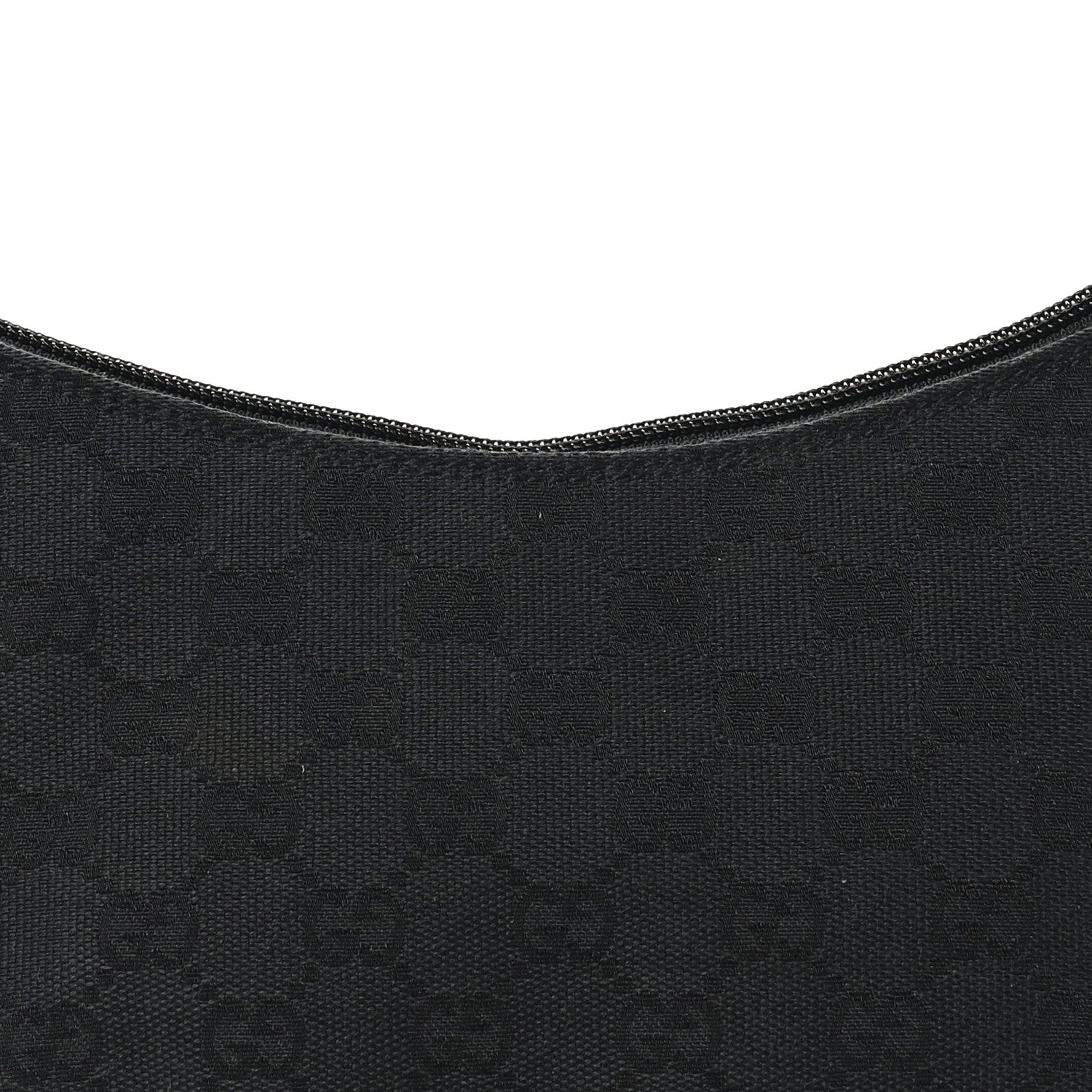 Gucci Denim Monogram Pochette Black 8 of 11
