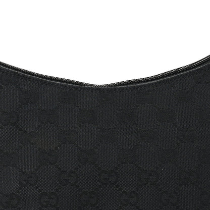 Gucci Denim Monogram Pochette Black 8 of 11