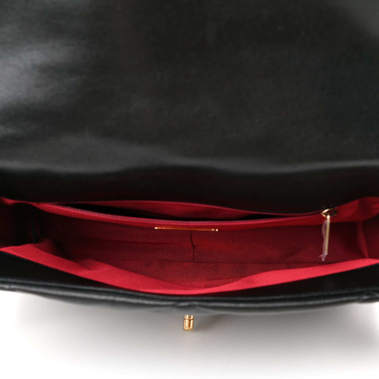 Chanel Goatskin Quilted Large Chanel 19 Flap Black 5 of 9