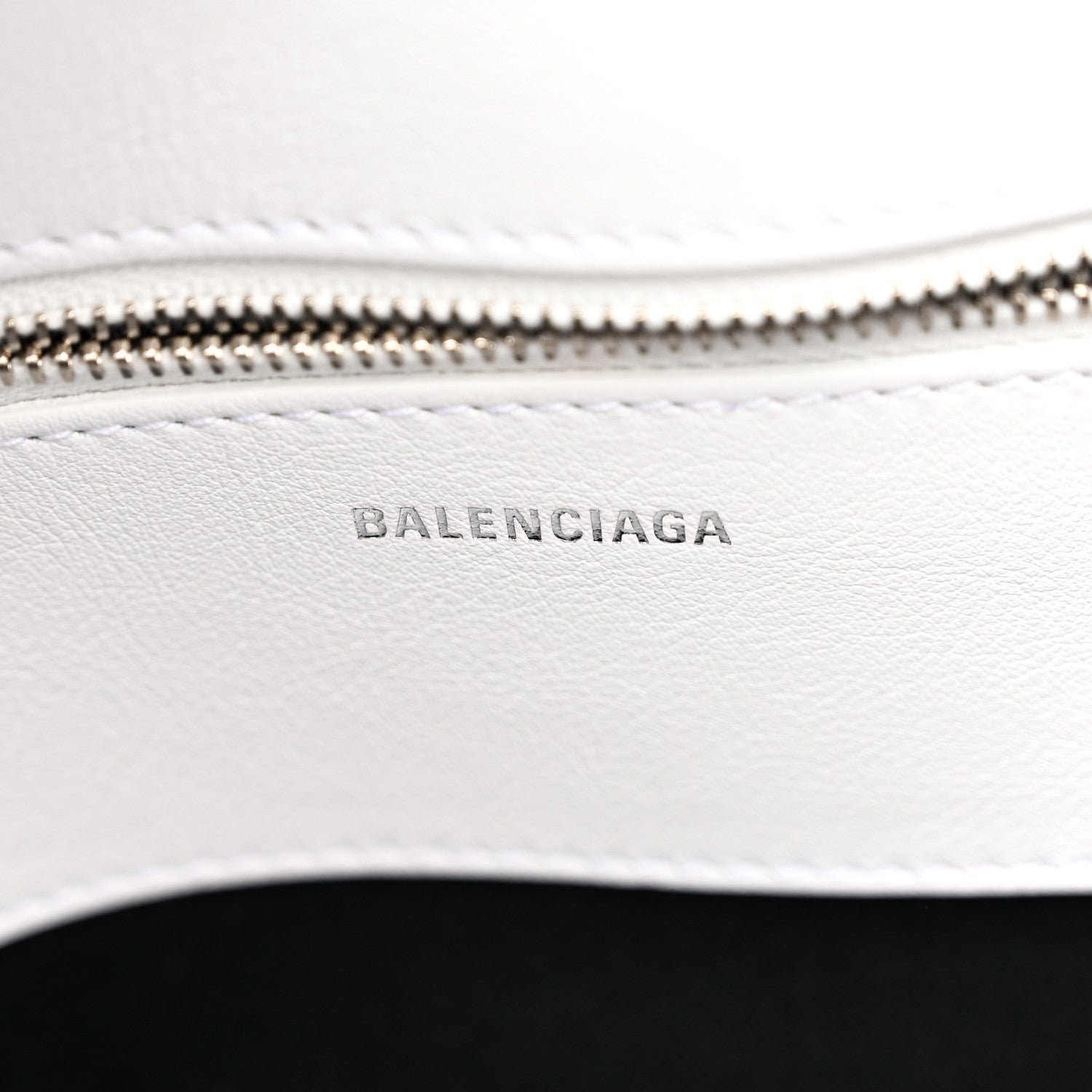 Balenciaga Calfskin Hello Kitty M Ville Top Handle Bag Optic White 6 of 12