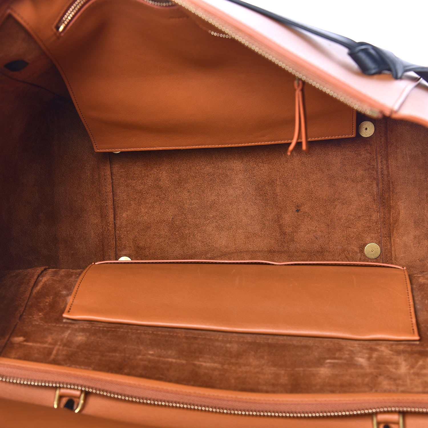 Celine Smooth Calfskin Large Bi-Color Belt Bag Tan 5 of 17