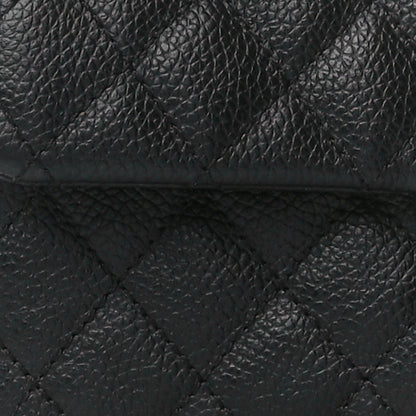 Chanel Grained Calfskin Quilted 2.55 Reissue Flap Belt Bag Clutch Black 10 of 12