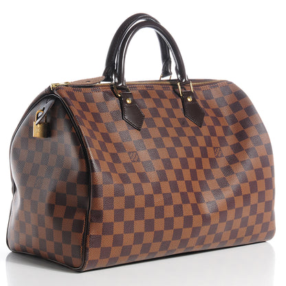 Louis Vuitton Damier Ebene Speedy 35 3 of 8