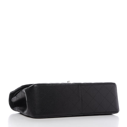 Chanel Caviar Quilted Jumbo Double Flap Black 4 of 11