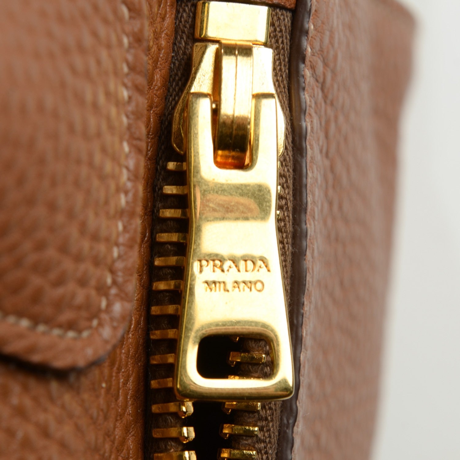 Prada Vitello Daino Tote Caramel 10 of 11