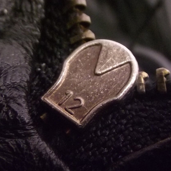Vintage Small Lambskin Tassel Evening Bag Black