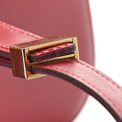 Celine Box Calfskin Medium Classic Box Flap Bag Red 10 of 10