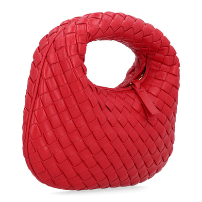 Bottega Veneta Nappa Intrecciato Baby Veneta Hobo Cardinal 3 of 10