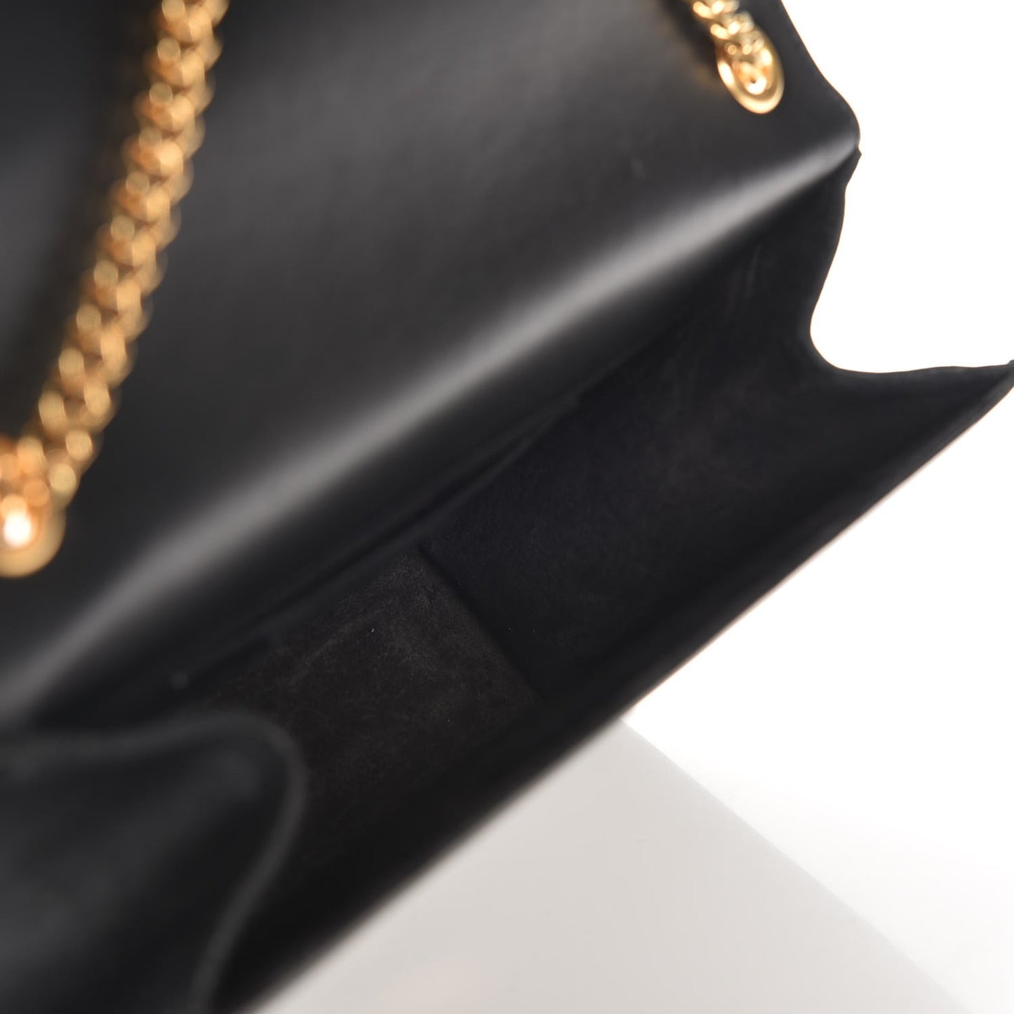 Smooth Calfskin Medium Classic Monogram Kate Tassel Satchel Black