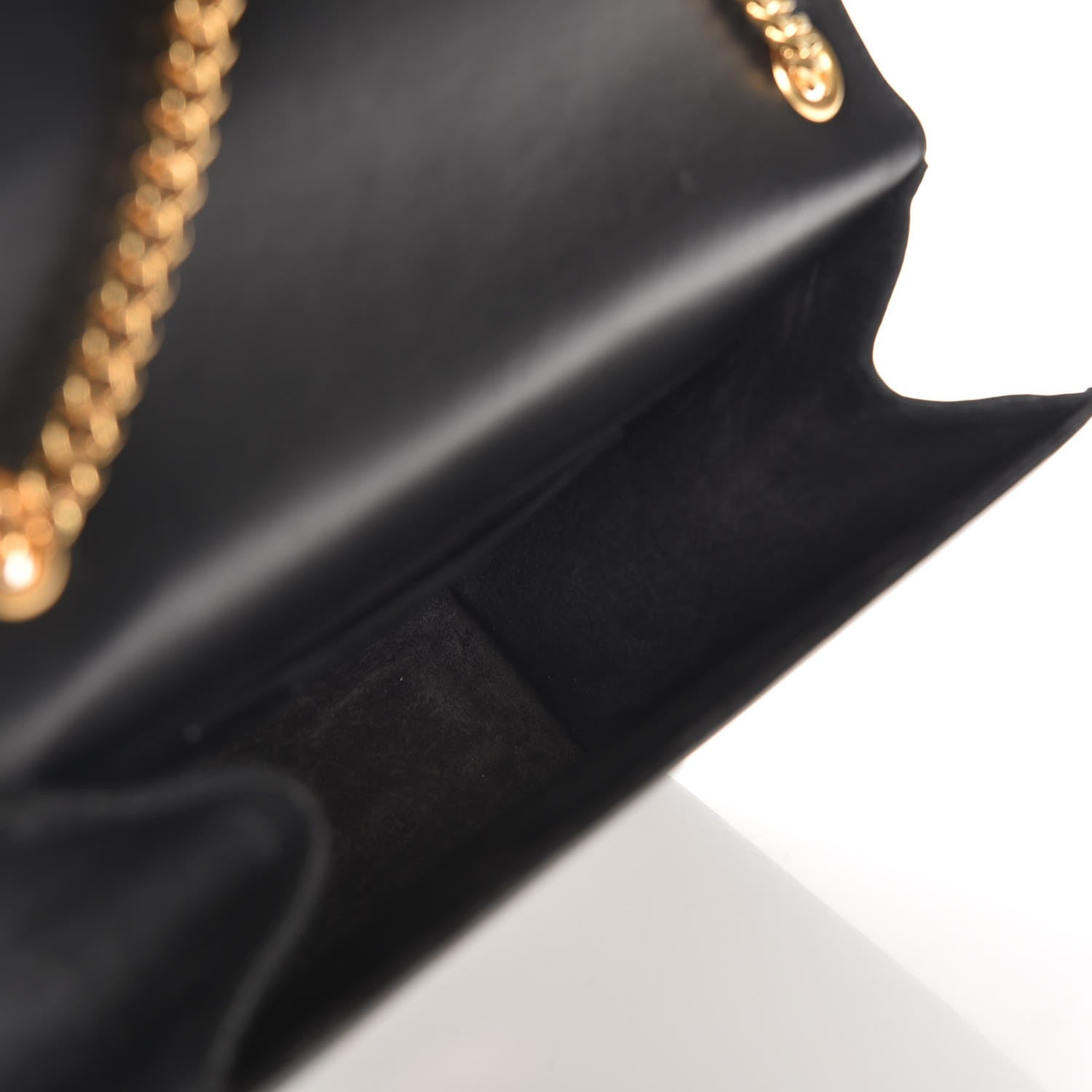 Saint Laurent Smooth Calfskin Medium Classic Monogram Kate Tassel Satchel Black 5 of 7