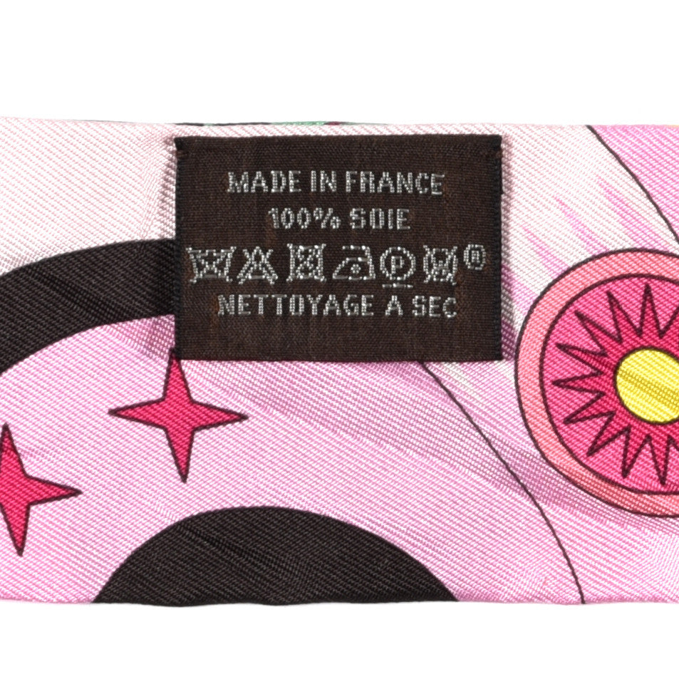 Silk La Source de Pegase Twilly Ebene Rose Vif Jaune Vif