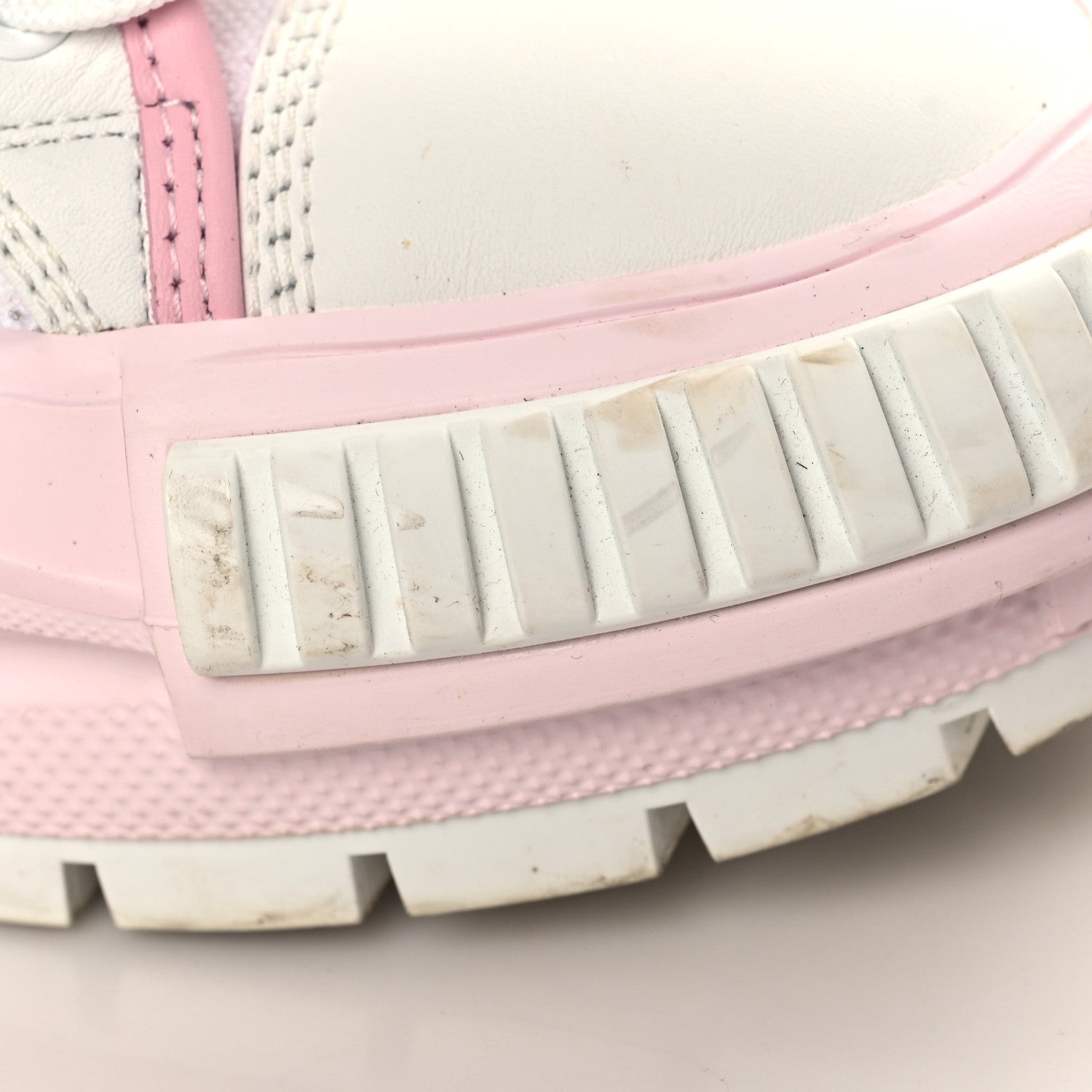 Louis Vuitton Canvas LV Squad Sneakers 39 White Pink 8 of 10