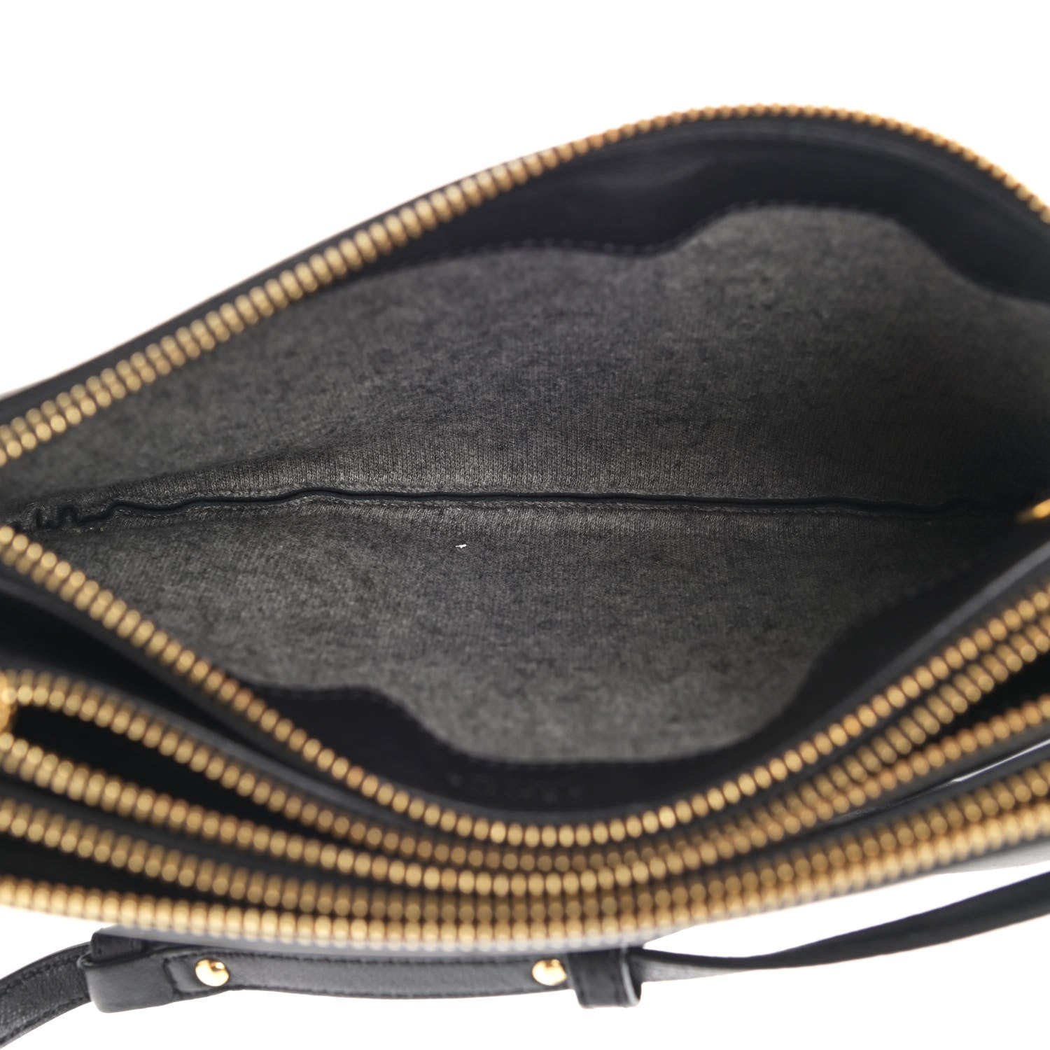 Celine Lambskin Small Trio Crossbody Bag Black 6 of 12