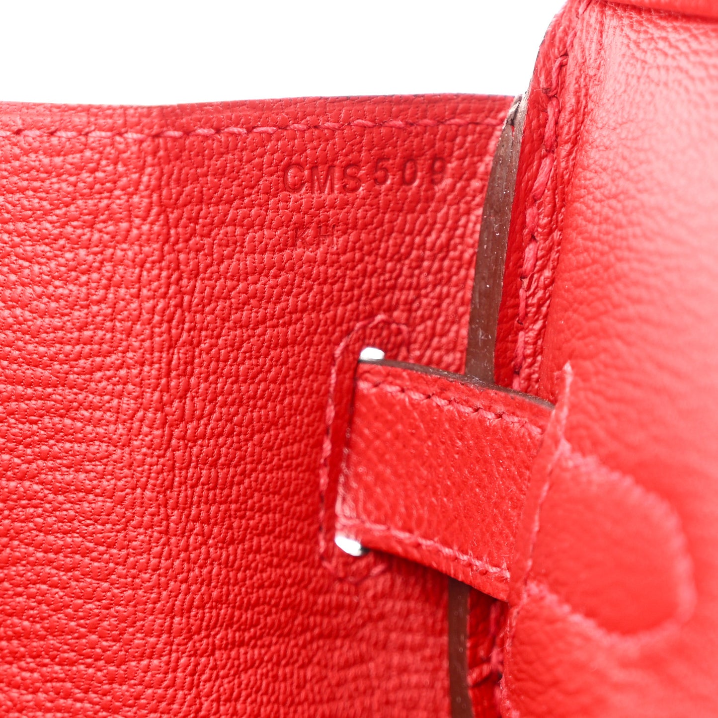 Epsom Birkin 30 Rouge Casaque