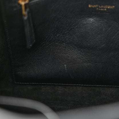 Saint Laurent Calfskin Monogram Baby Cabas Black 20 of 20