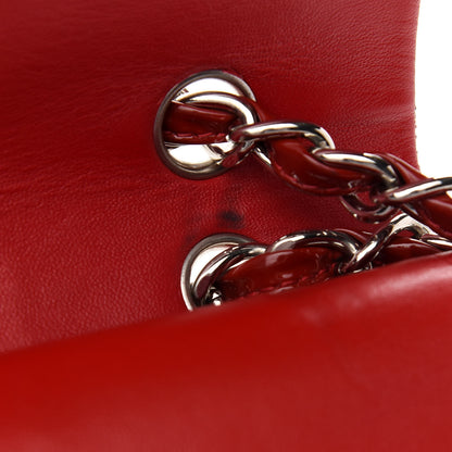 Chanel Patent Quilted Maxi Double Flap Red 8 of 11