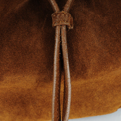 Saint Laurent Suede Mini Monogram Bucket Crossbody Bag Ocre 9 of 9