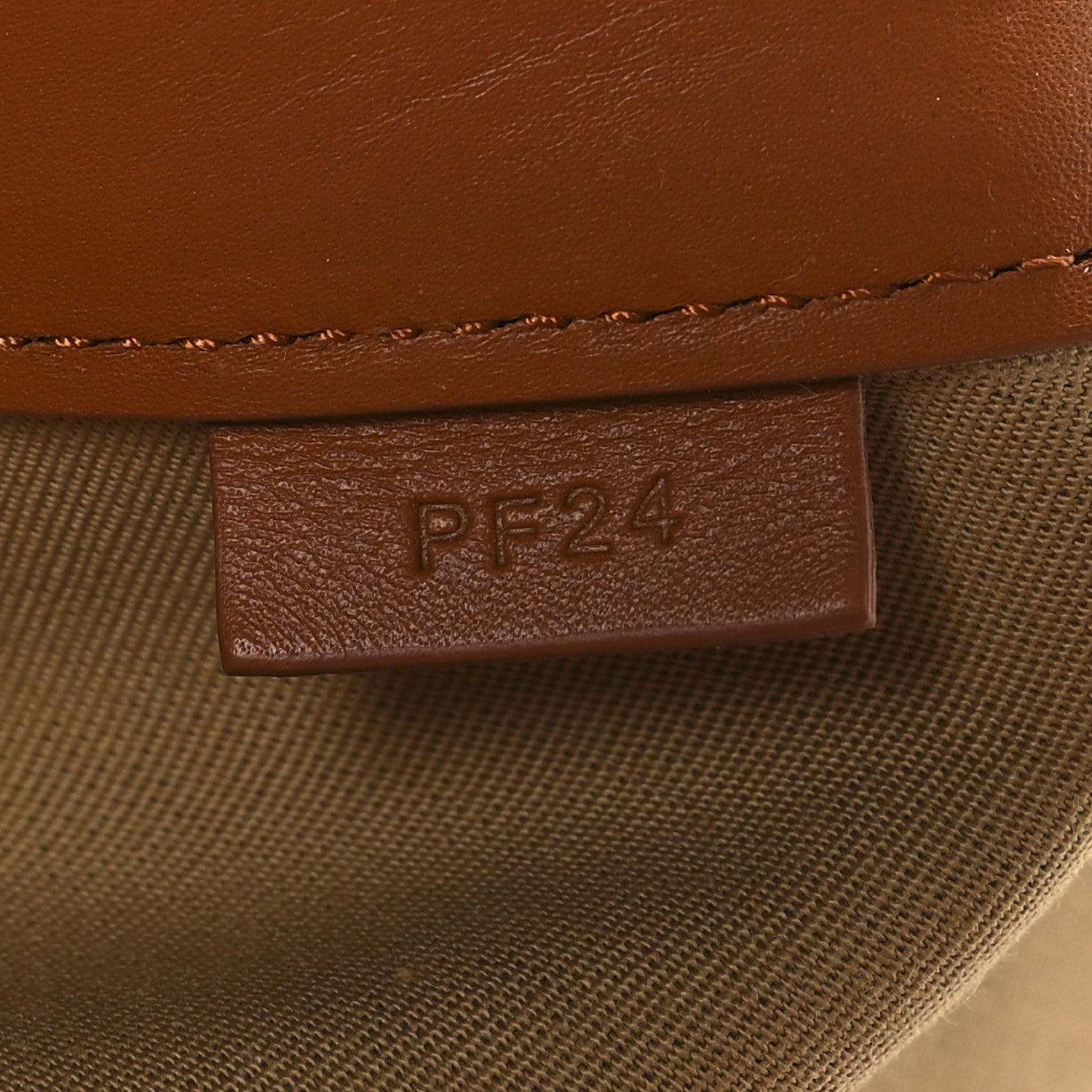 Khaite Canvas Calfskin Augustina Hobo Tan Honey 7 of 10