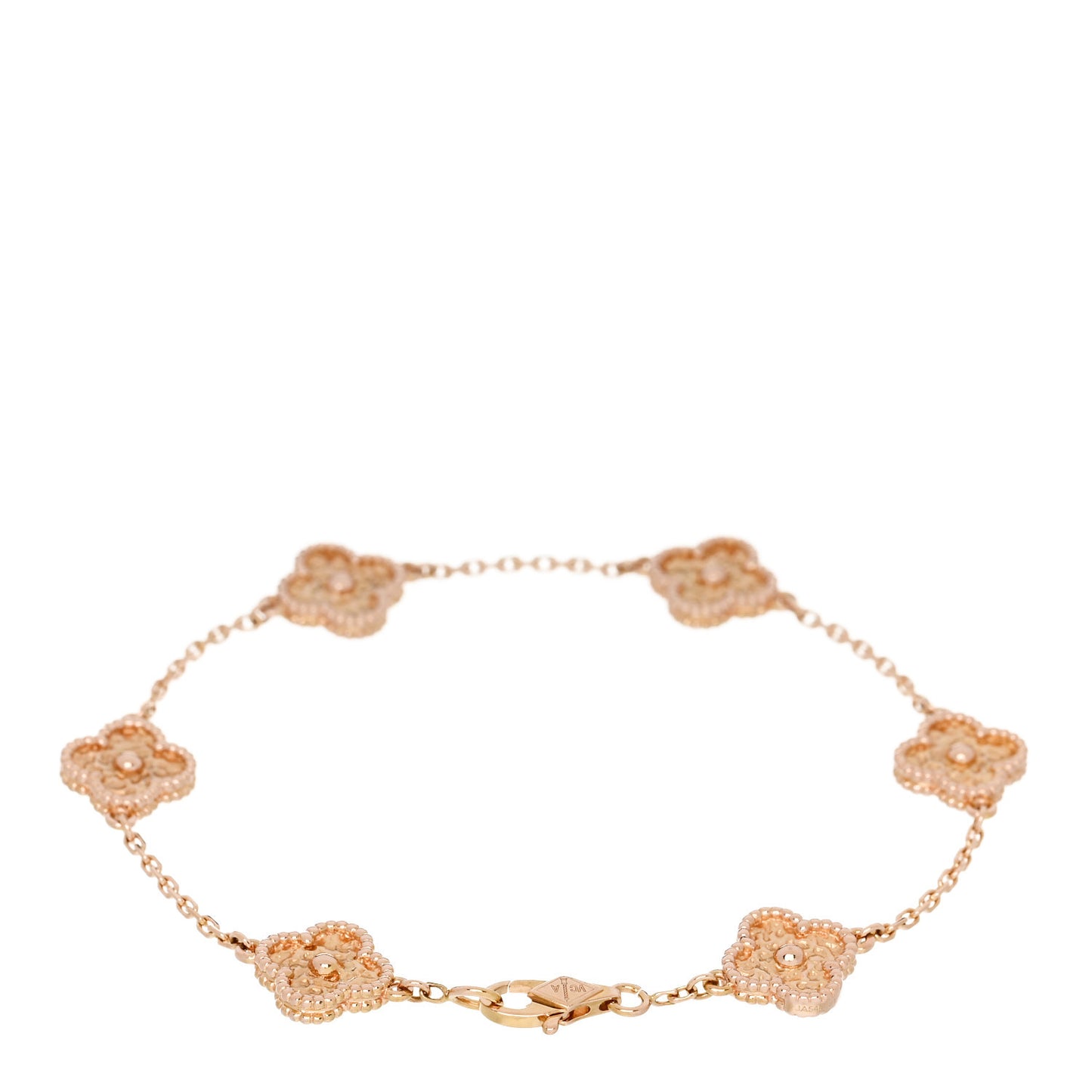 18K Rose Gold 6 Motifs Sweet Alhambra Bracelet