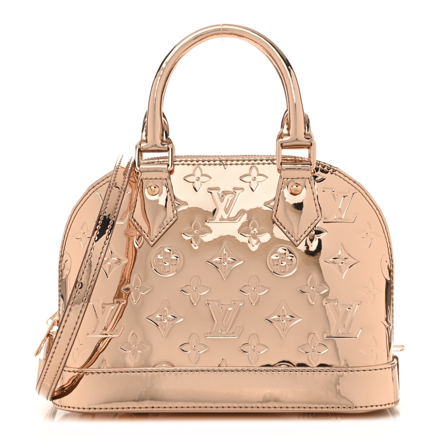 Louis Vuitton Monogram Miroir Alma BB Copper 1 of 9