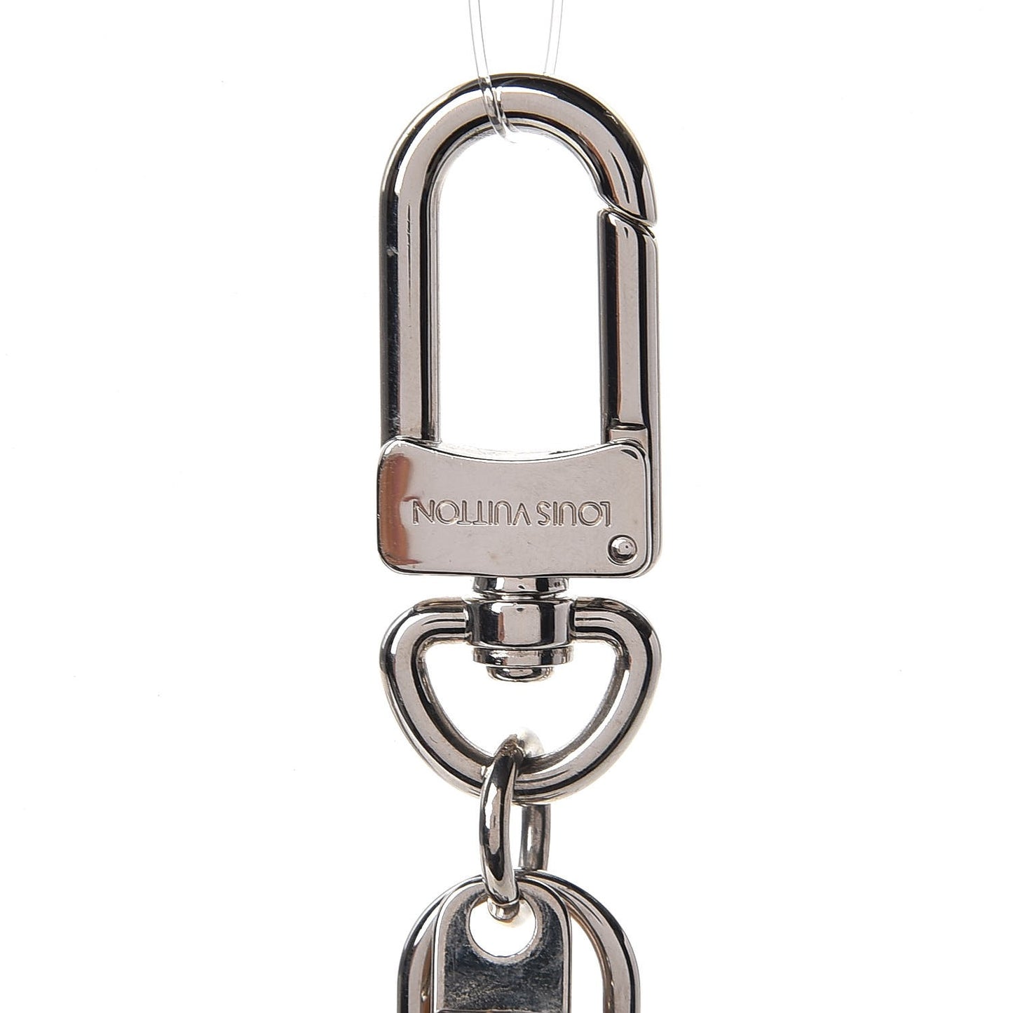Metal Luggage Tag Key Holder Silver