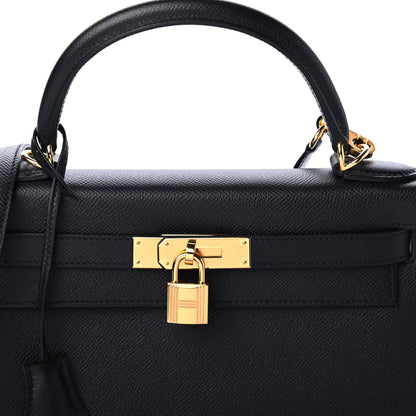 Hermes Epsom Kelly Sellier 28 Black 7 of 10