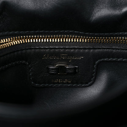 Salvatore Ferragamo Nappa Vendom Quilted Bag Black 6 of 10