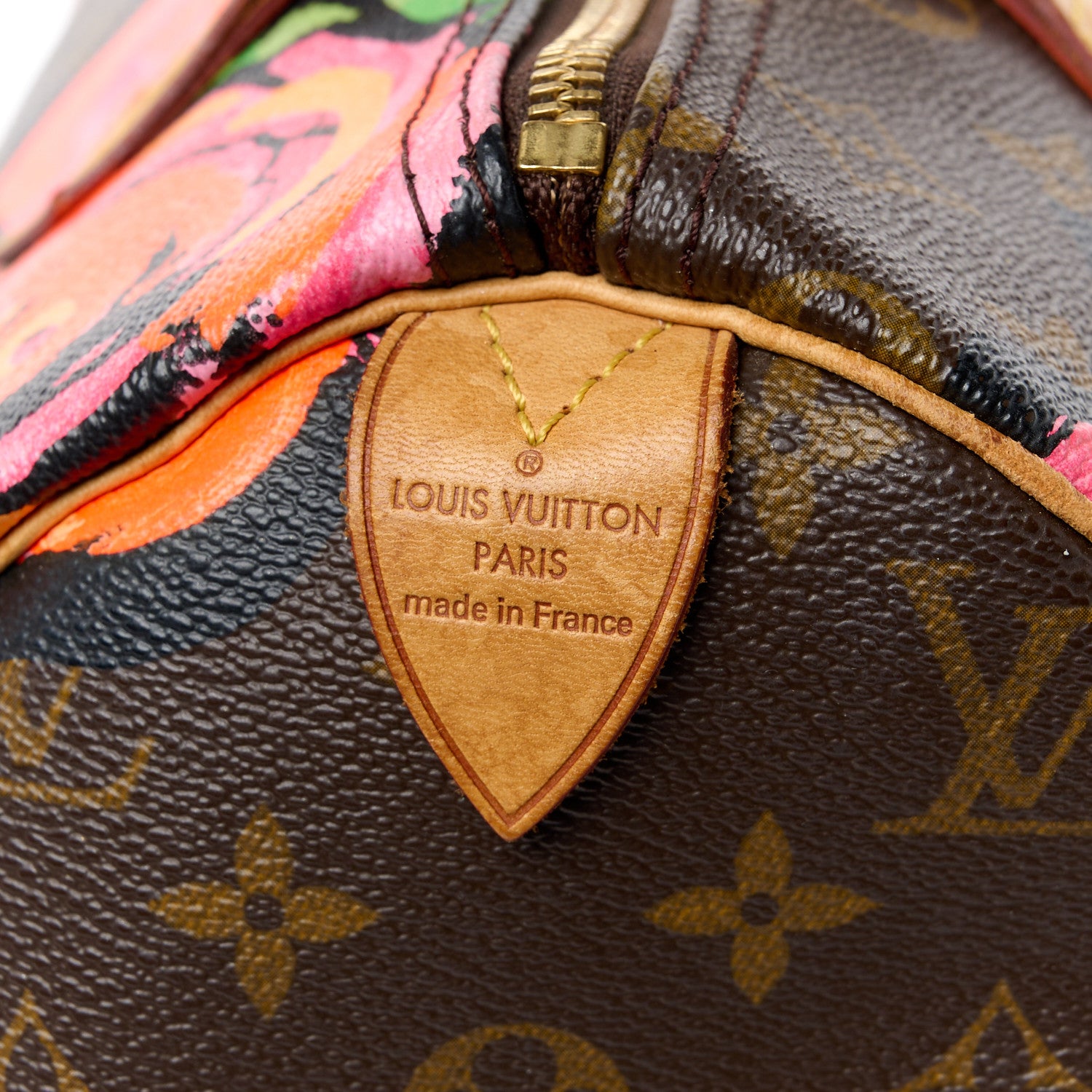 Louis Vuitton Monogram Roses Speedy 30 9 of 14