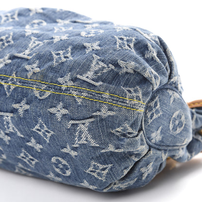 Louis Vuitton Monogram Denim Pleaty Blue 8 of 11