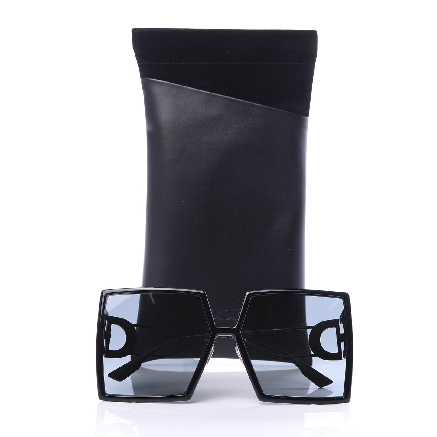 Square 30 Montaigne Sunglasses Black