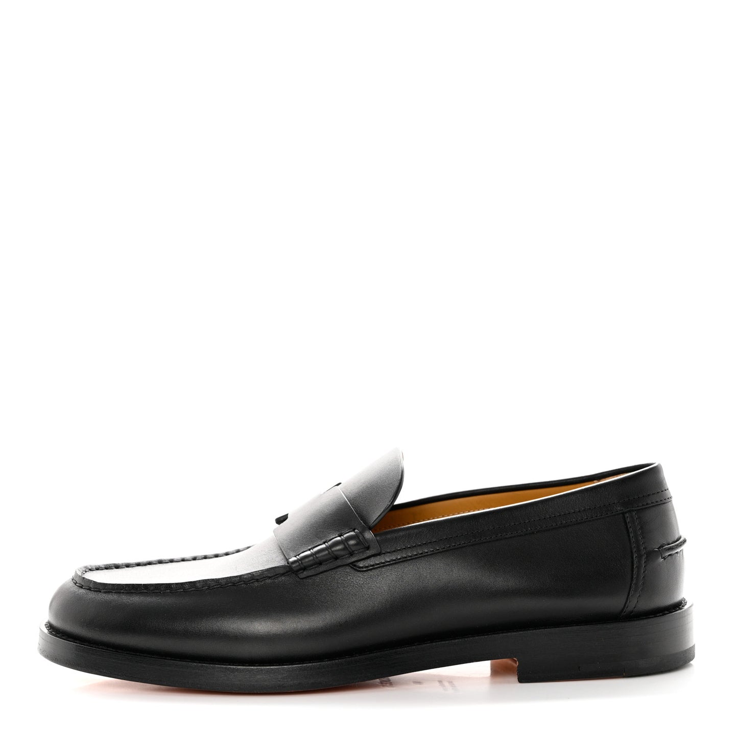 Calfskin Charrette Loafers 44 Black