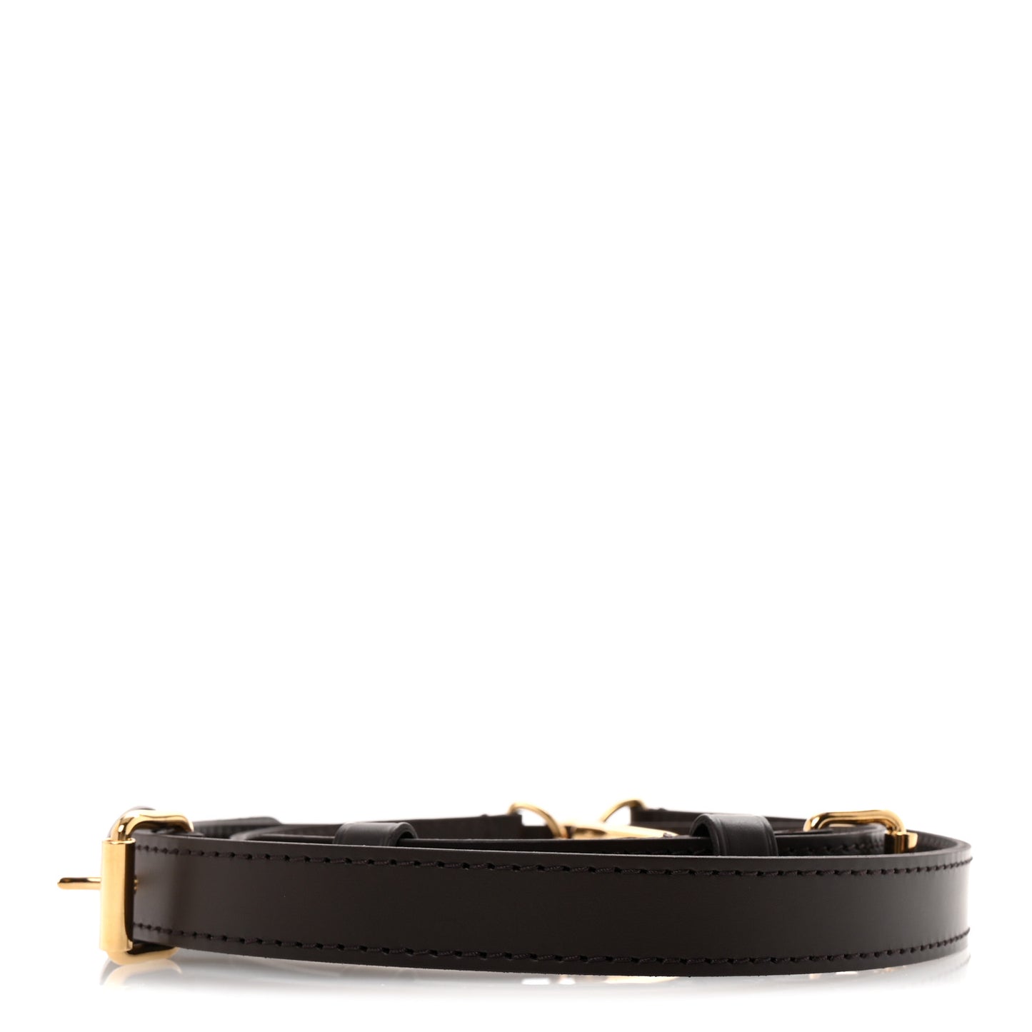 Calfskin Adjustable Speedy Bandouliere Shoulder Strap Brown