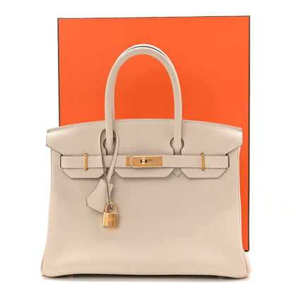Hermes Togo Birkin 30 Craie 11 of 12