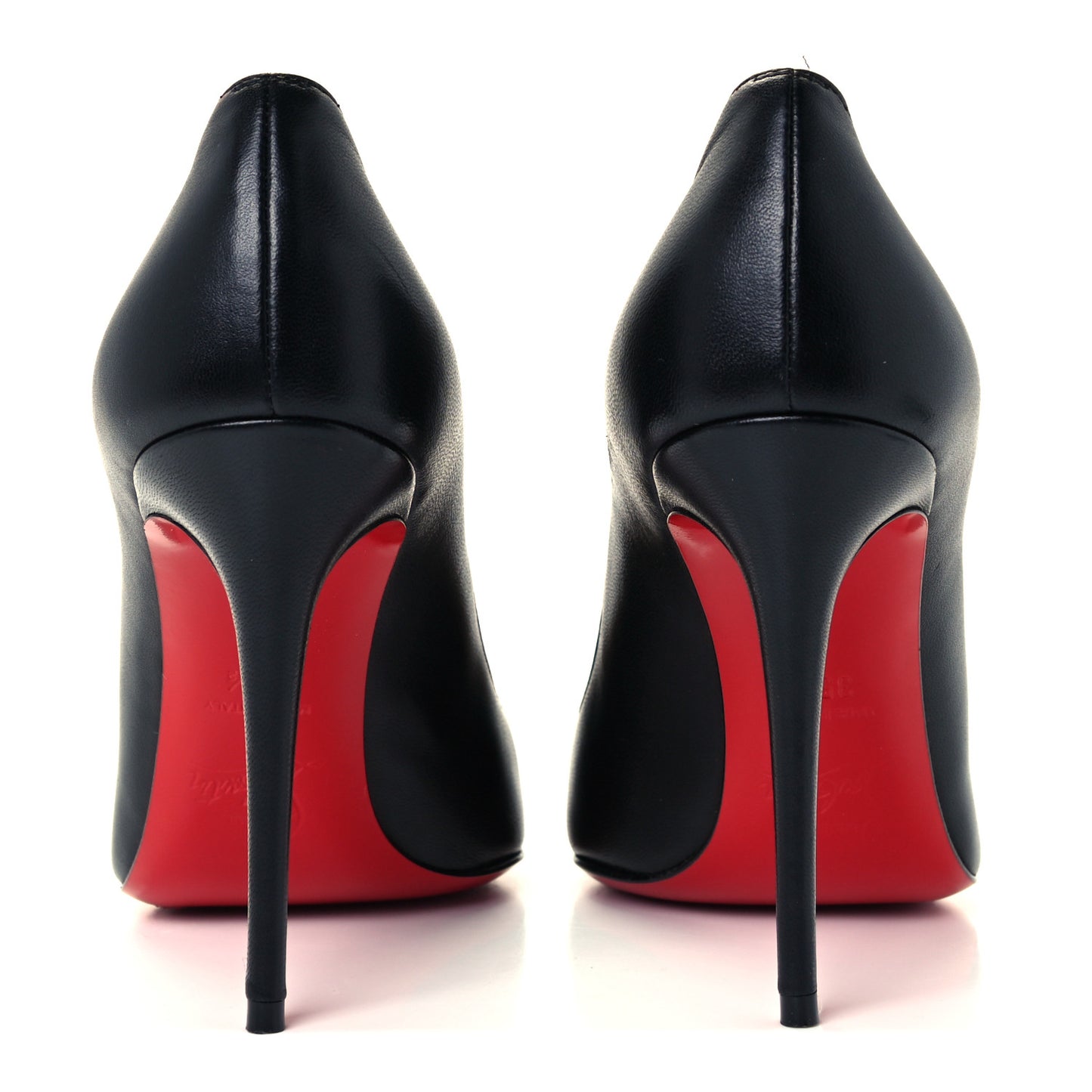 Shiny Nappa Pigalle Follies 100 Pumps 35.5 Black