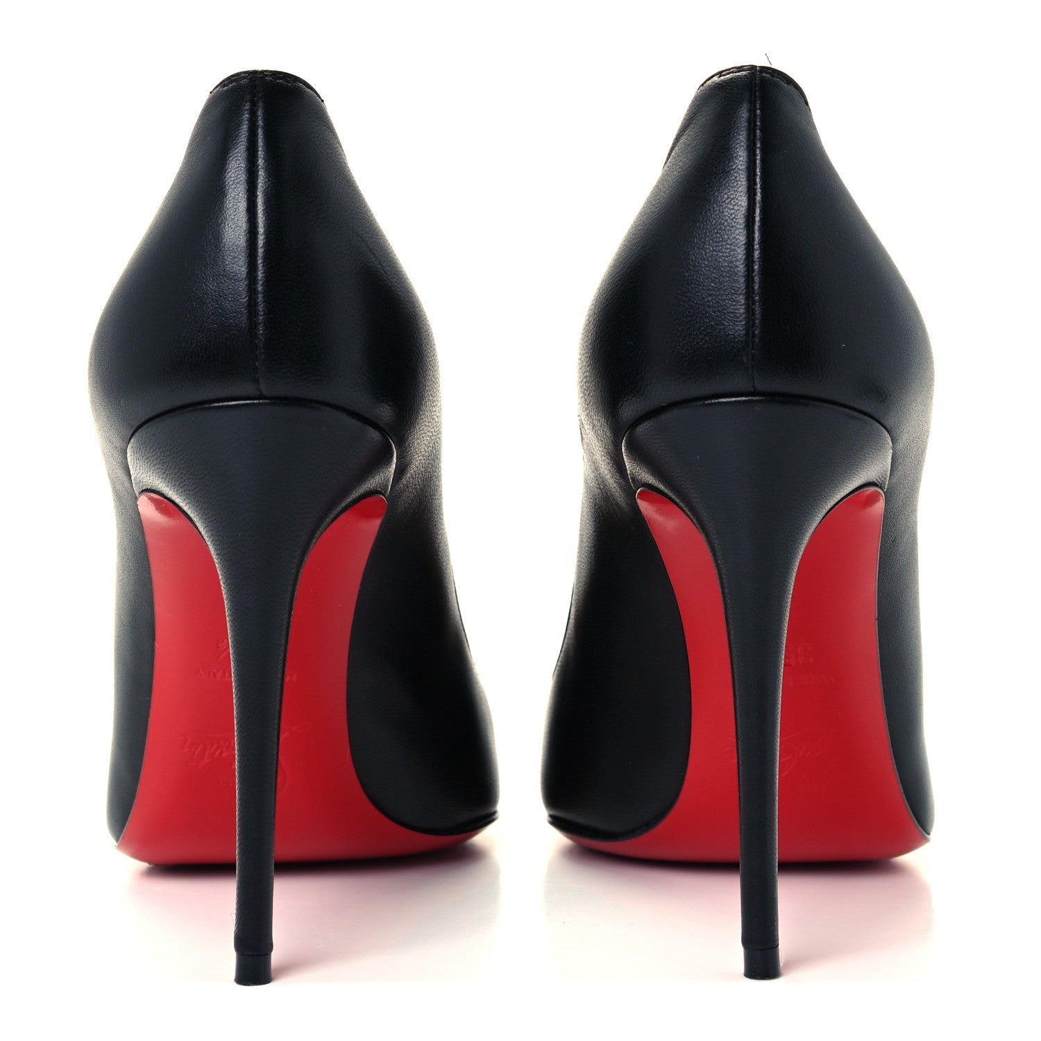 Christian Louboutin Shiny Nappa Pigalle Follies 100 Pumps 35.5 Black 6 of 9
