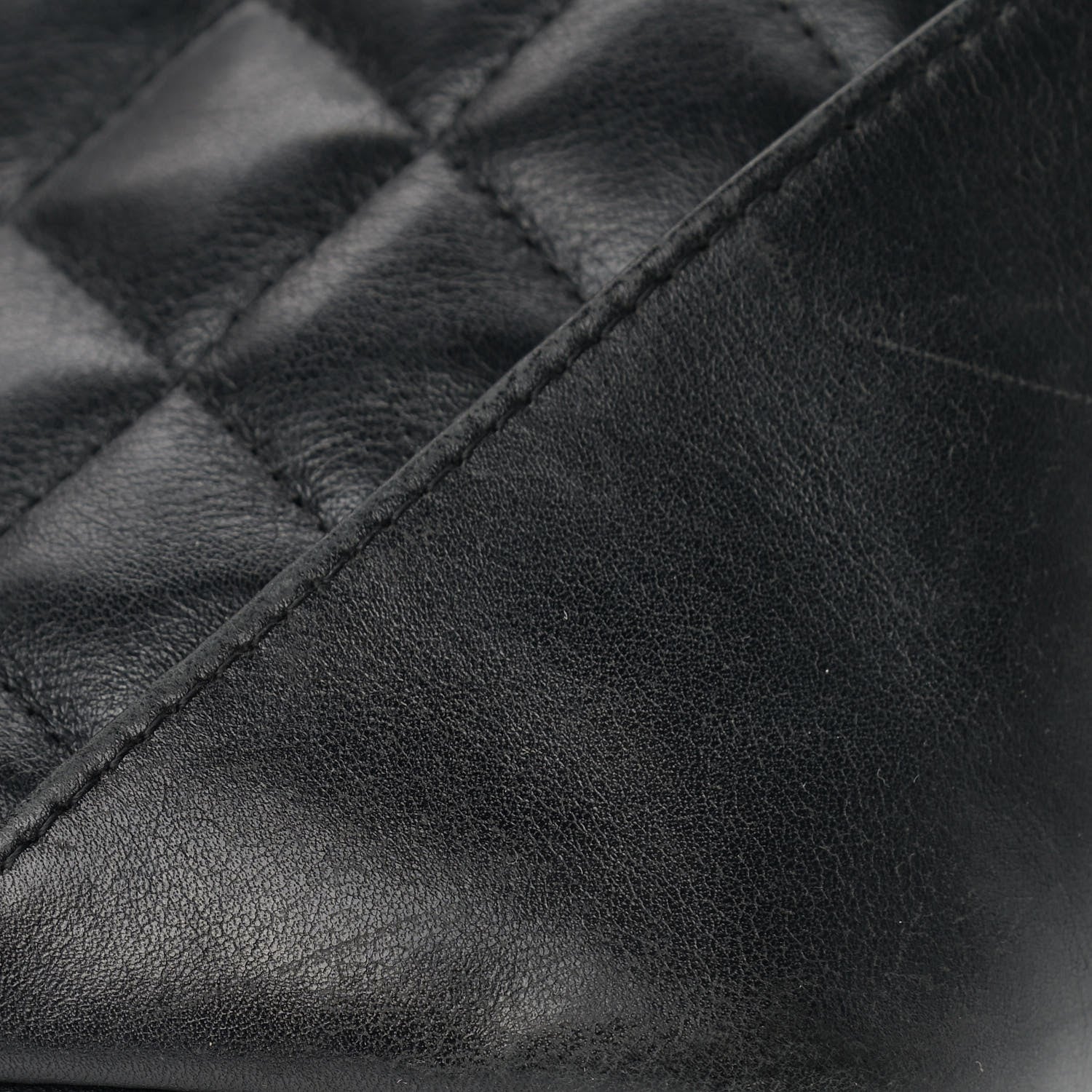Chanel Calfskin Quilted Large Cambon Tote Black White 11 of 18